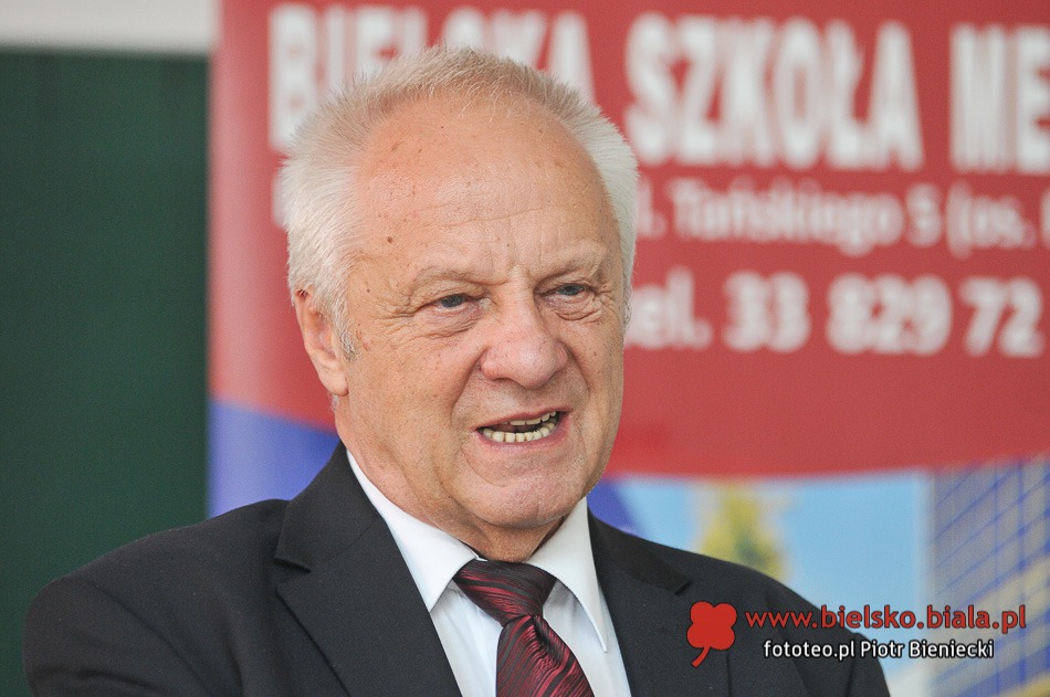 Poseł Niesiołowski w Bielsku-Białej - foto