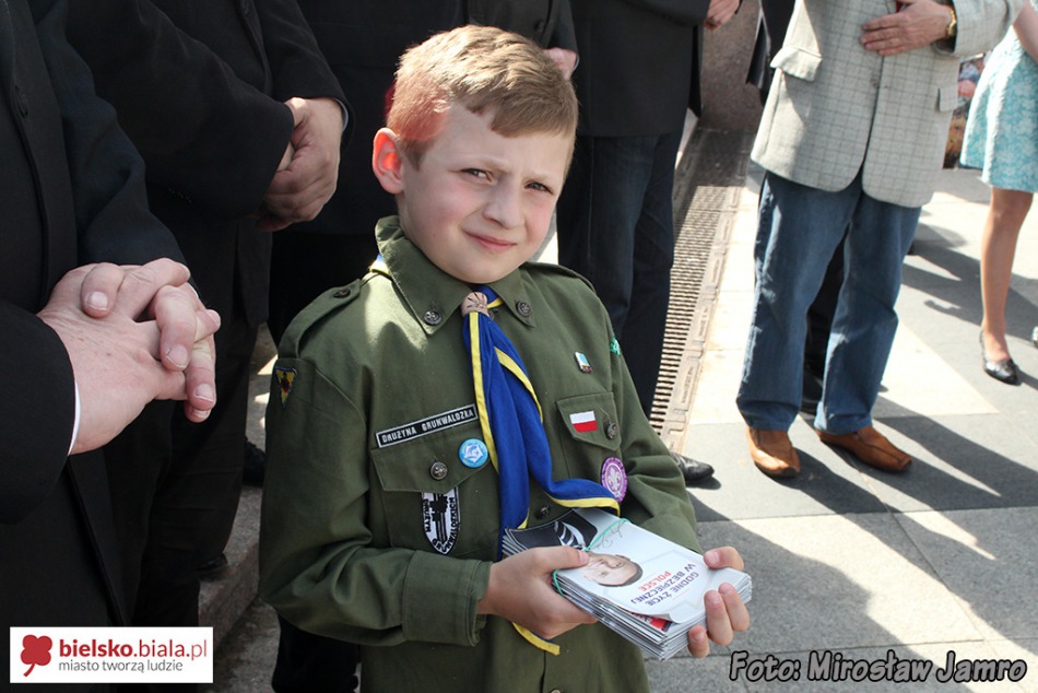 Uliczna akcja wyborcza PiS - foto