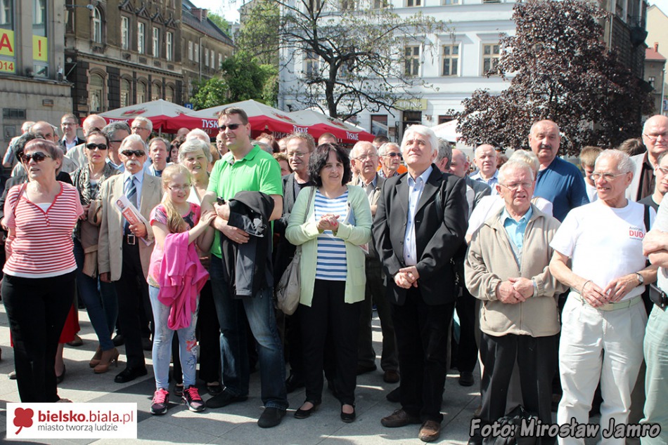 Uliczna akcja wyborcza PiS - foto