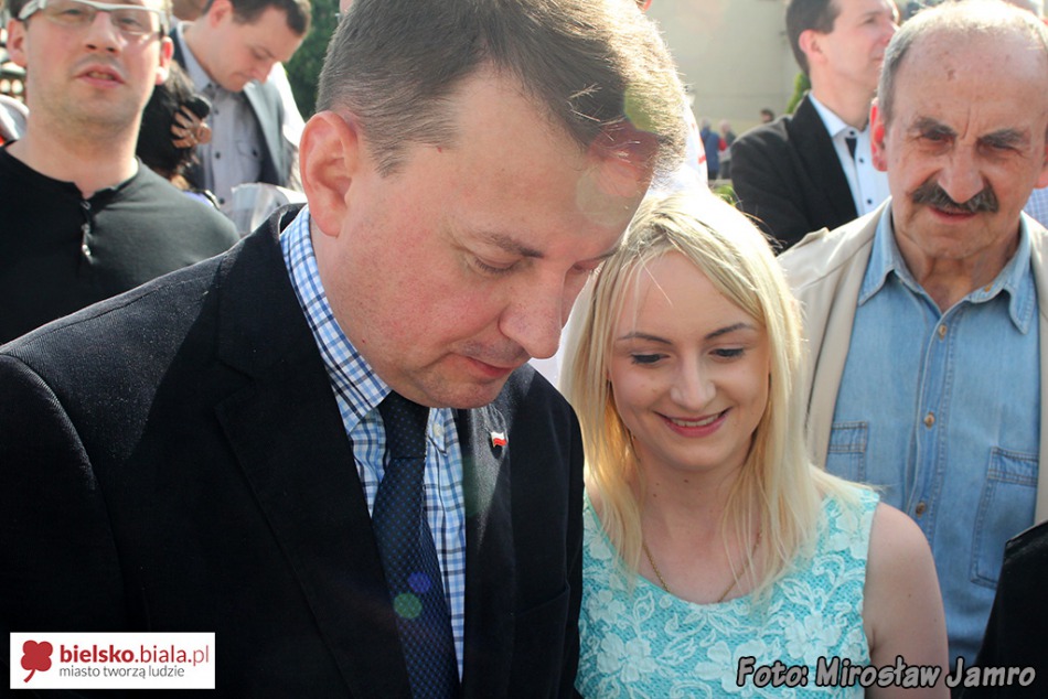 Uliczna akcja wyborcza PiS - foto