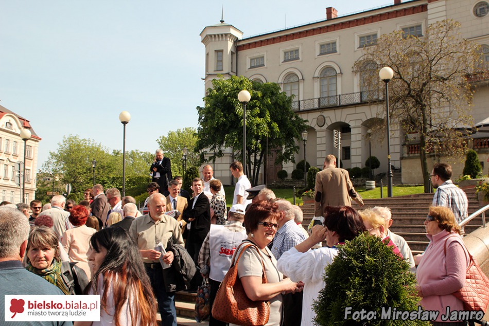 Uliczna akcja wyborcza PiS - foto