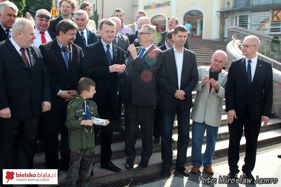 Uliczna akcja wyborcza PiS - foto