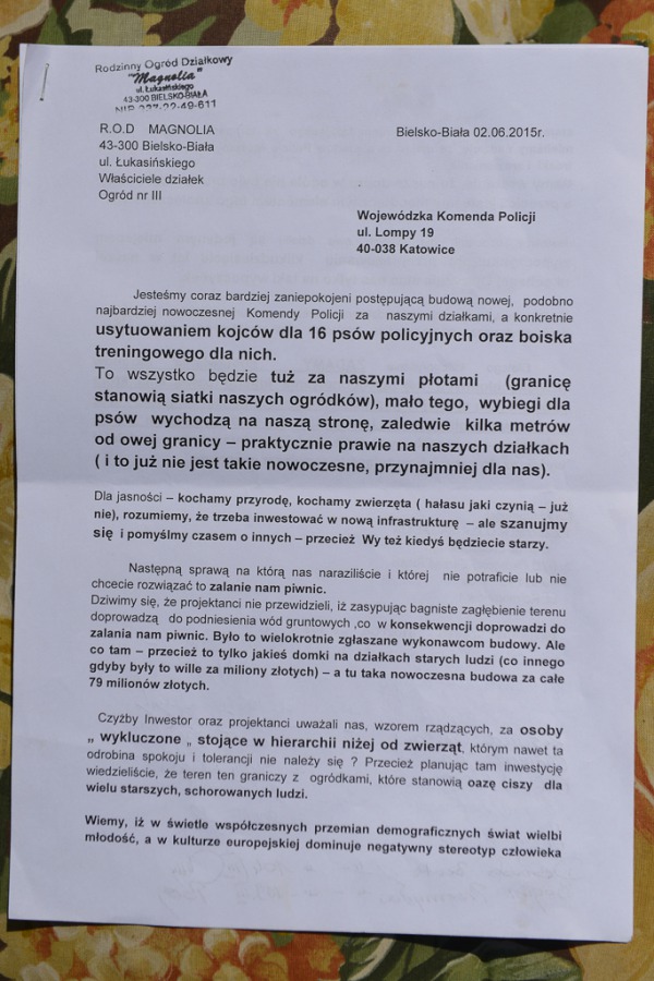 Kłopotliwe sąsiedztwo działkowców