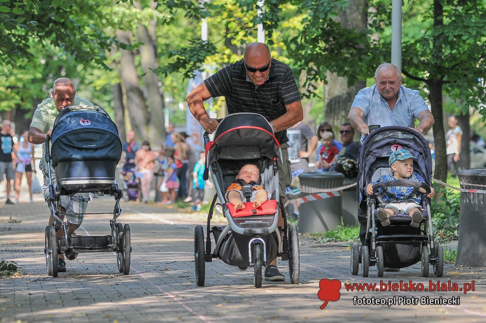 Wyścigi wózków z dziećmi - galeria