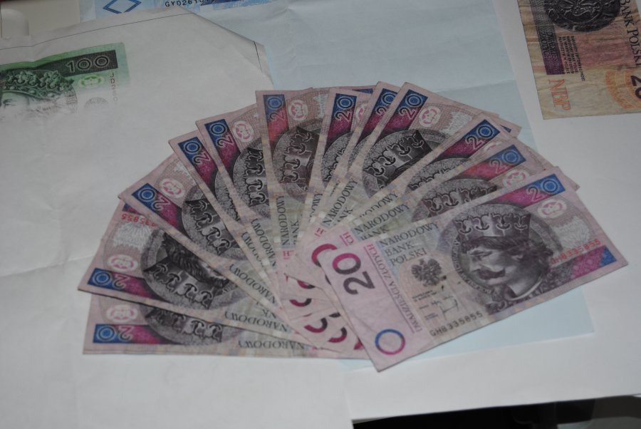 Drukował fałszywe banknoty - foto