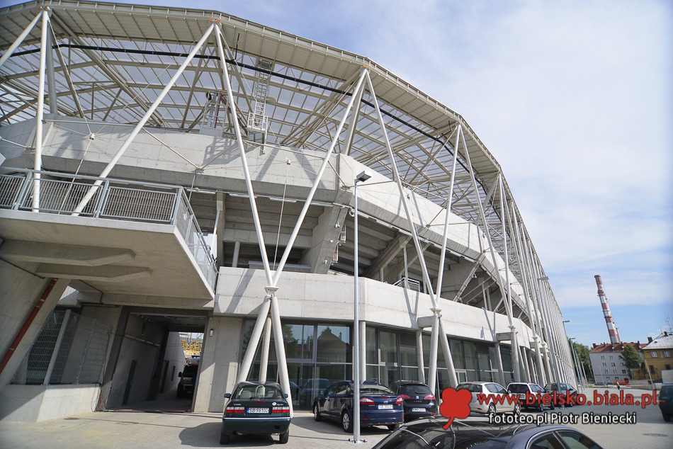 Stadion od zaplecza