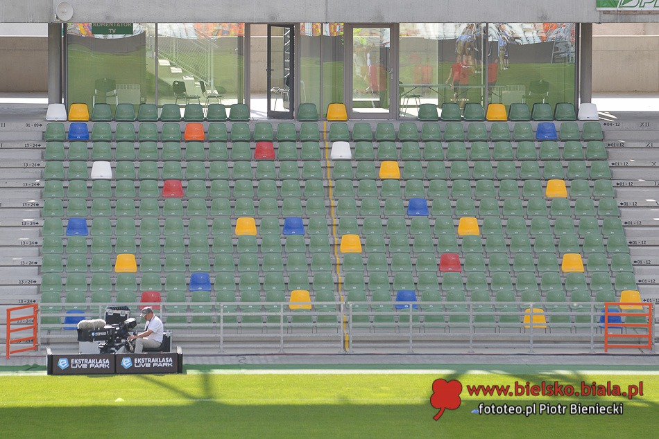 Stadion od zaplecza