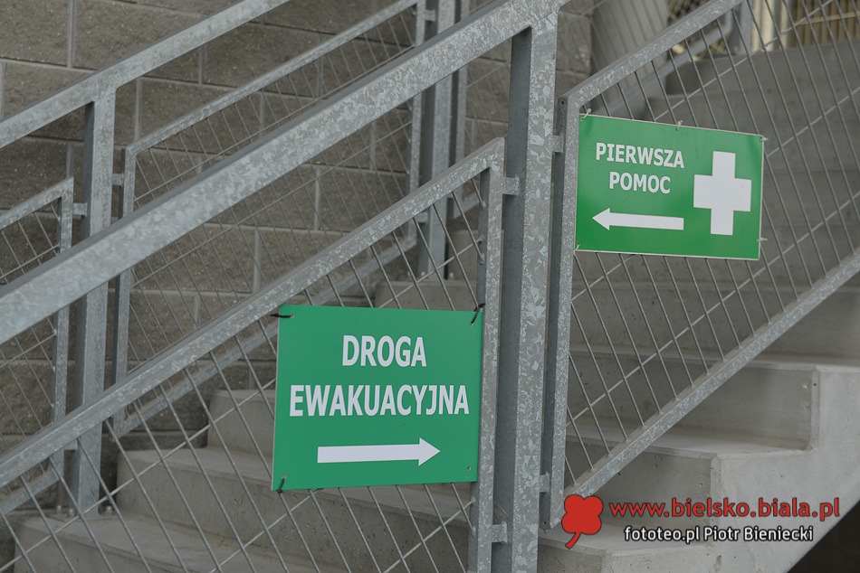 Stadion od zaplecza