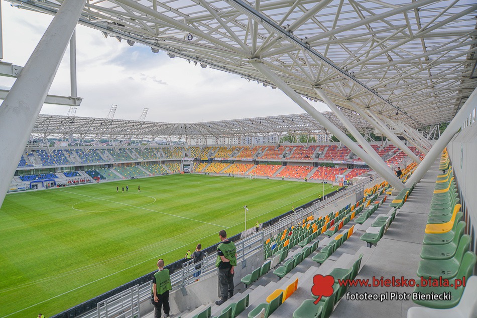 Stadion od zaplecza