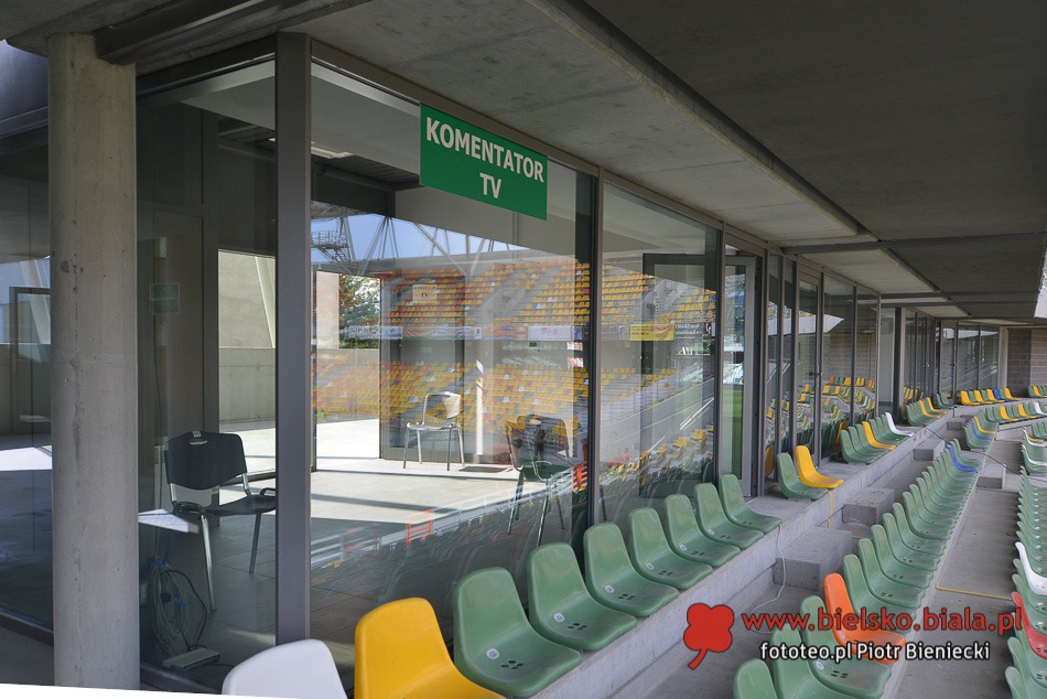 Stadion od zaplecza