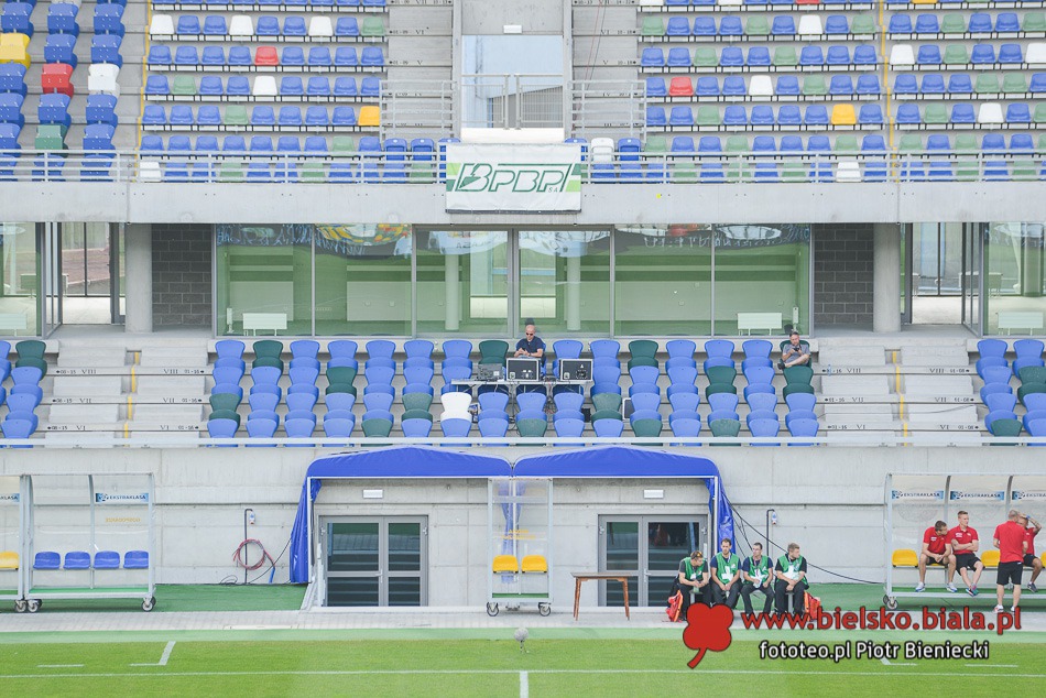 Stadion od zaplecza