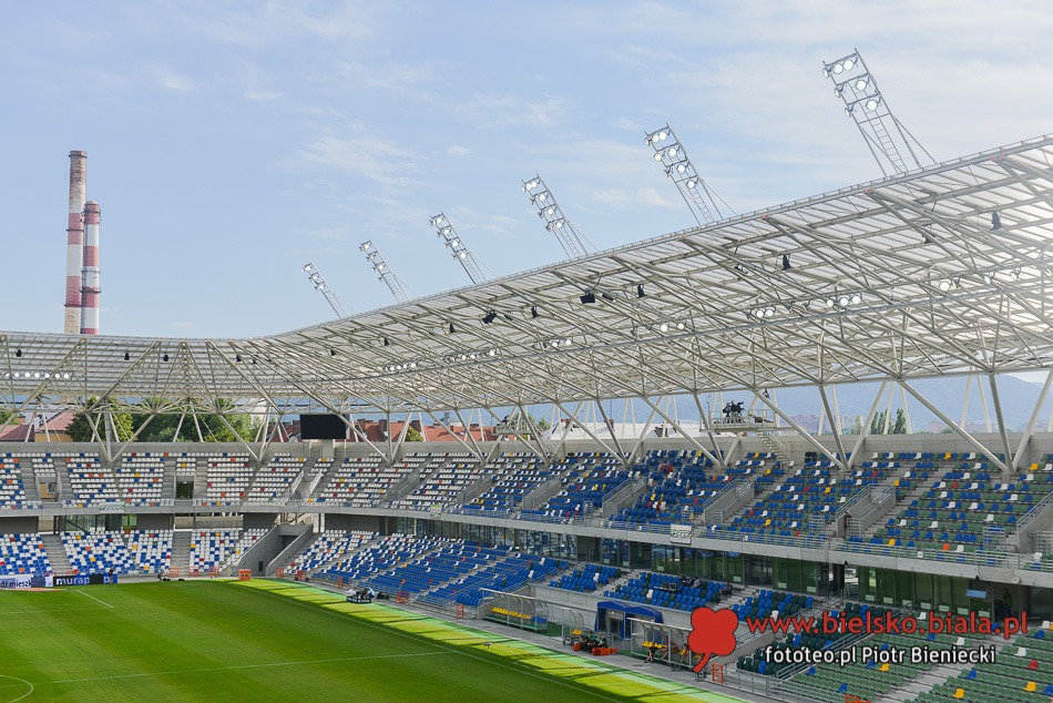 Stadion od zaplecza