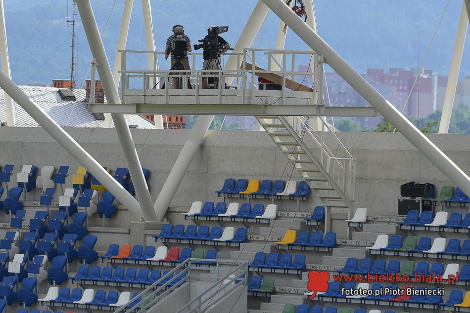 Stadion od zaplecza
