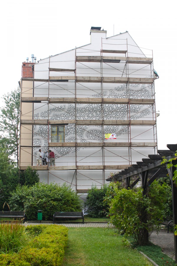 Jeszcze jeden mural w mieście - foto