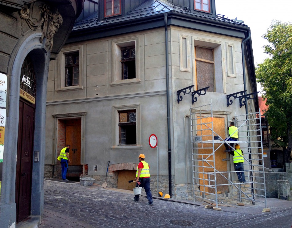 Bielska starówka w remoncie - foto
