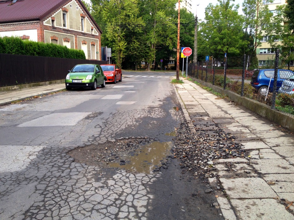 Łatanie kałuż na Grażyny