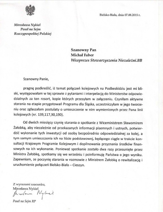 Kolej - problem bez znaczenia?