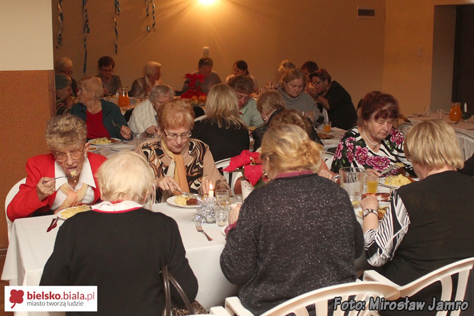 Opłatek mieszkańców z prezydentem - foto