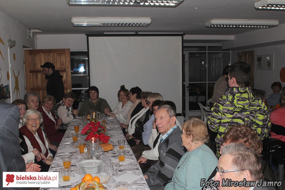 Opłatek mieszkańców z prezydentem - foto