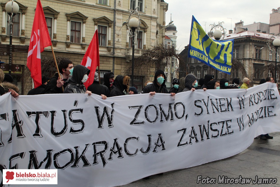 Protest w obronie mediów