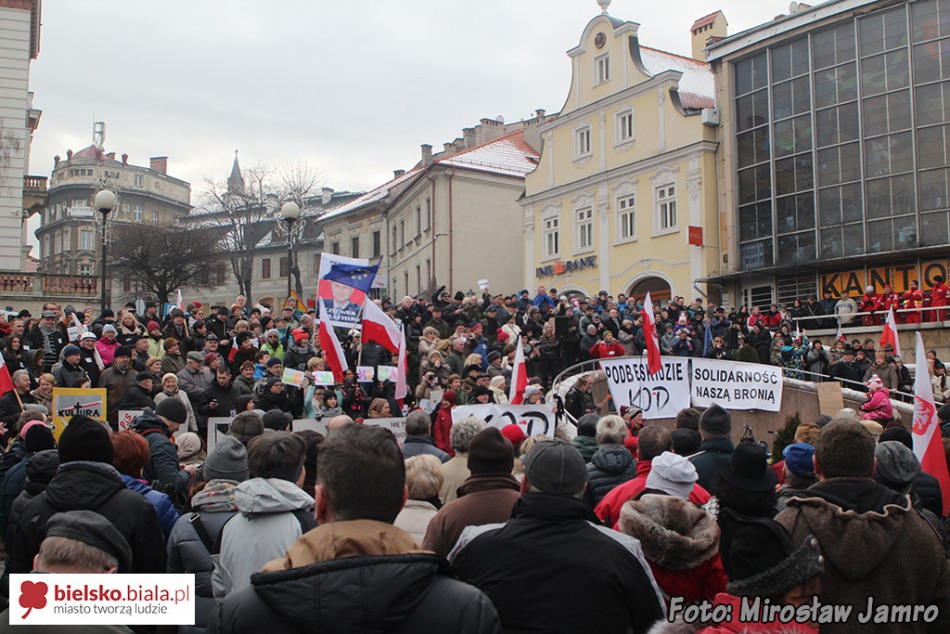 Protest w obronie mediów