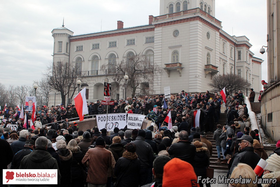 Protest w obronie mediów