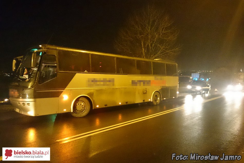 Pechowy autobus na Krakowskiej - foto