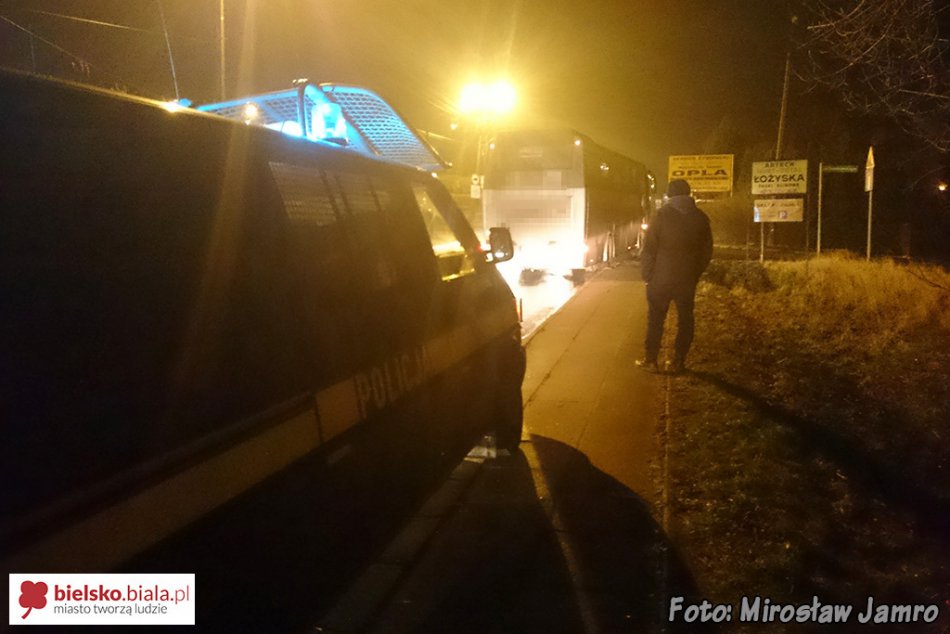 Pechowy autobus na Krakowskiej - foto