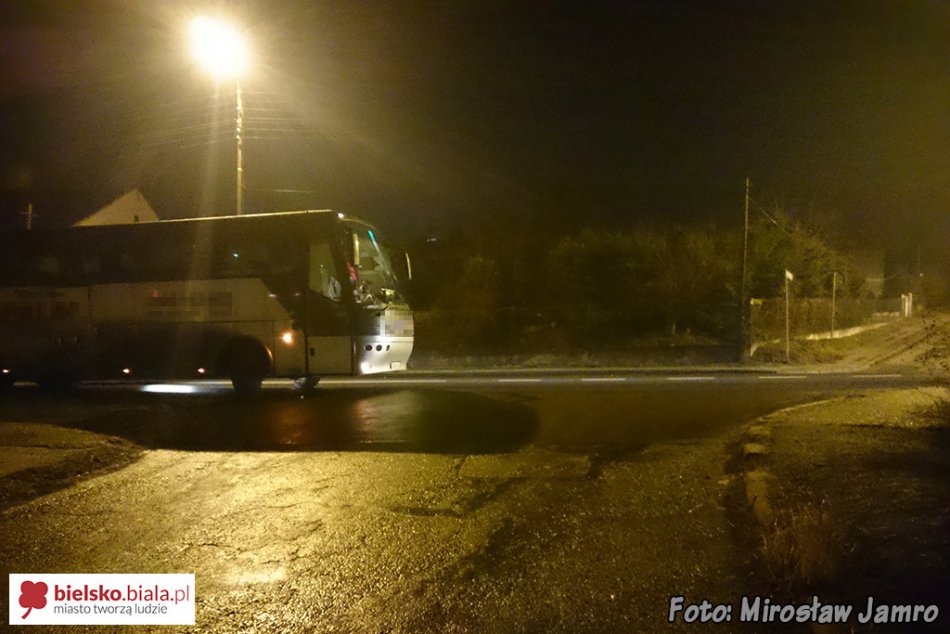 Pechowy autobus na Krakowskiej - foto