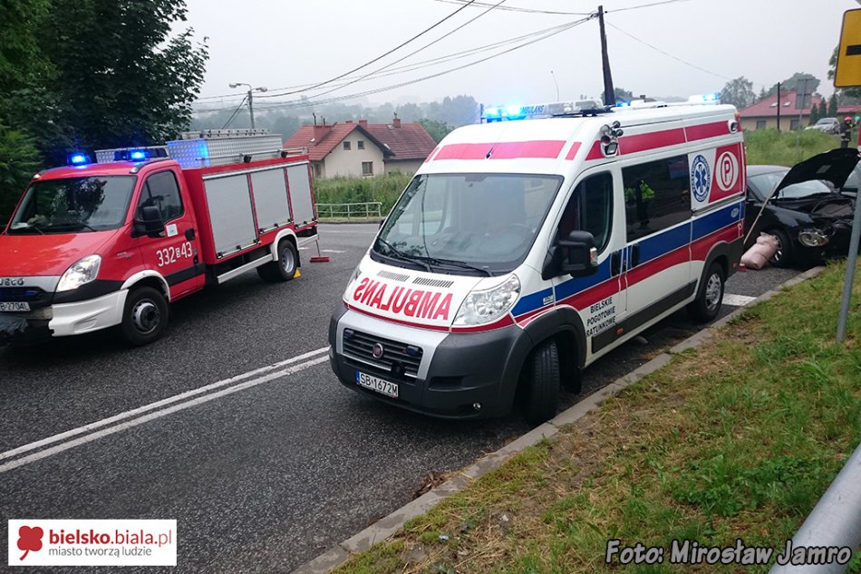 Zderzenie aut na Filarowej - foto