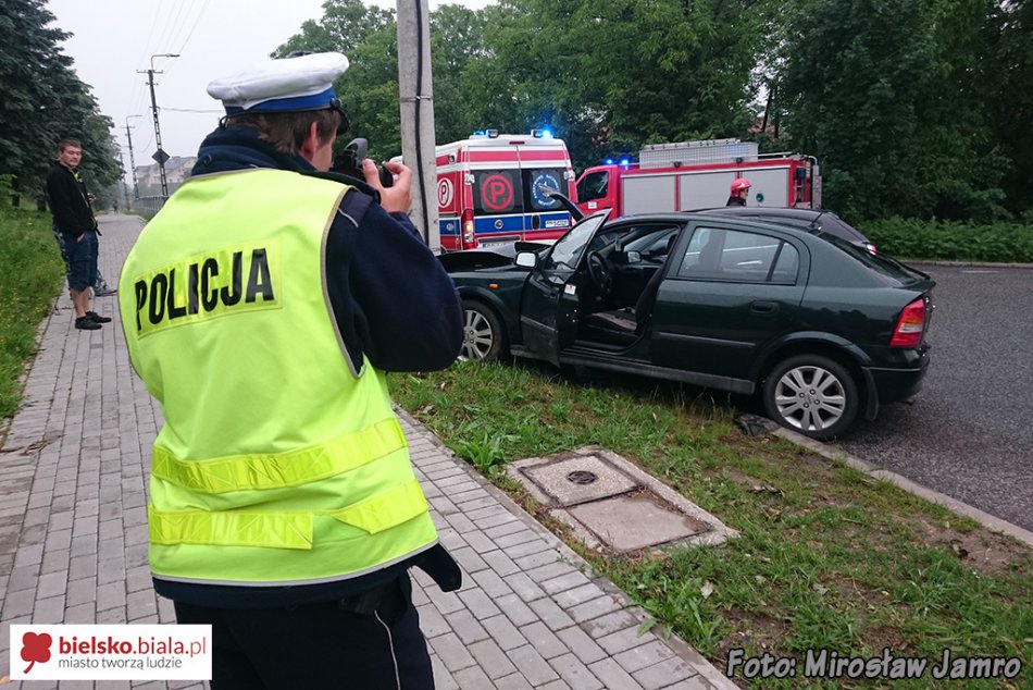 Zderzenie aut na Filarowej - foto