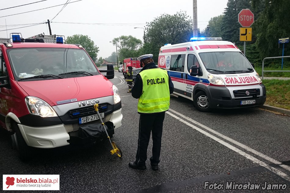 Zderzenie aut na Filarowej - foto