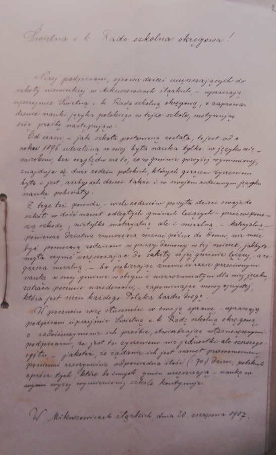 Dawno temu w Mikuszowicach