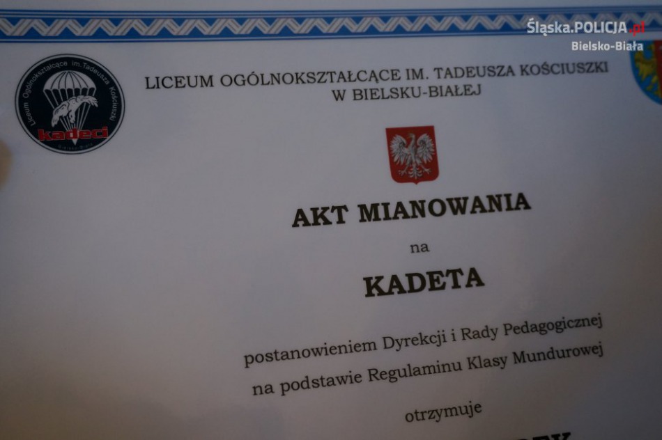 Marzą o karierze w mundurze - foto
