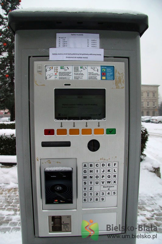Parkomat wspomaga inkasenta - foto