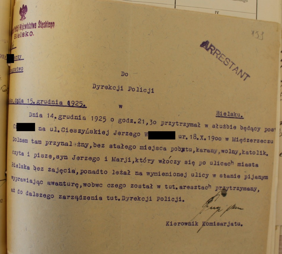 Policja na tropie włóczęgów