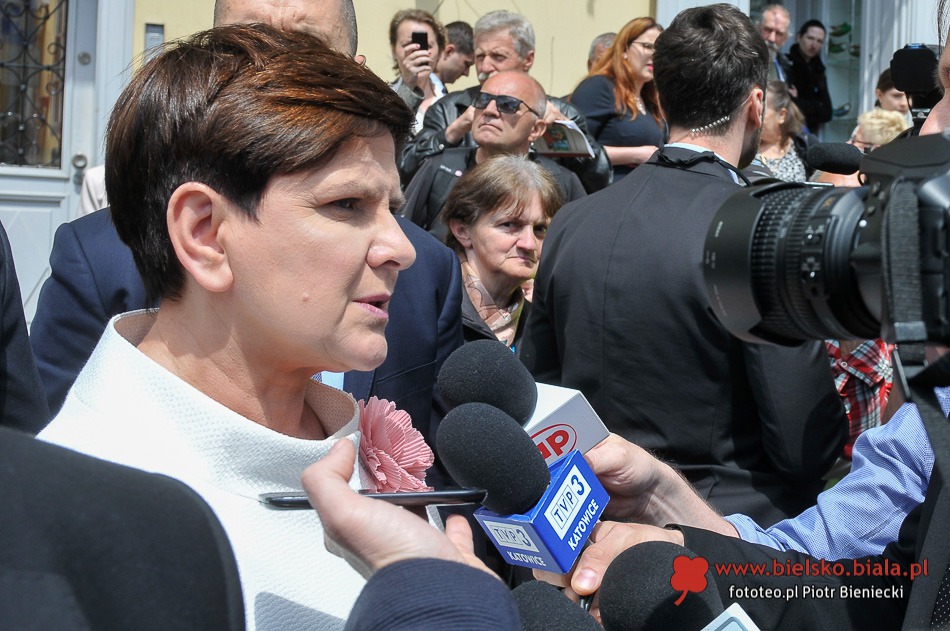 Beata Szydło w Bielsku-Białej - foto