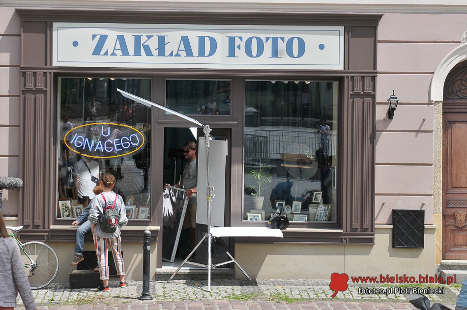 Kręcą spot na bielskiej starówce - foto