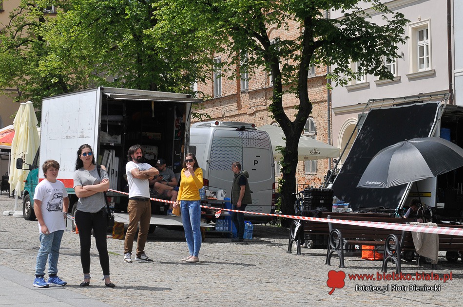Kręcą spot na bielskiej starówce - foto