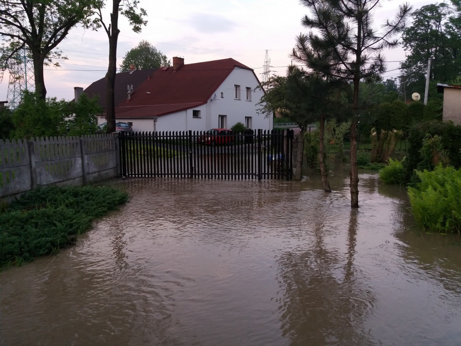 Wielka woda w Komorowicach