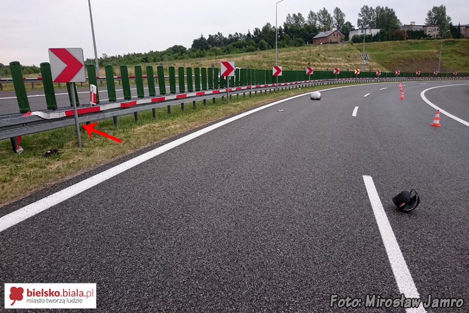 Groźne słupki na "zakręcie śmierci"