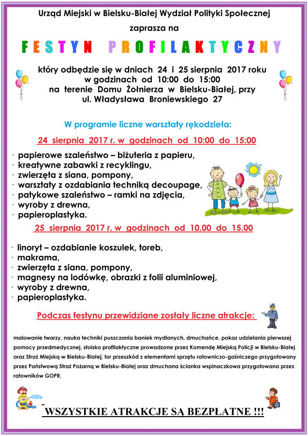 Trzy dni zabawy na koniec wakacji