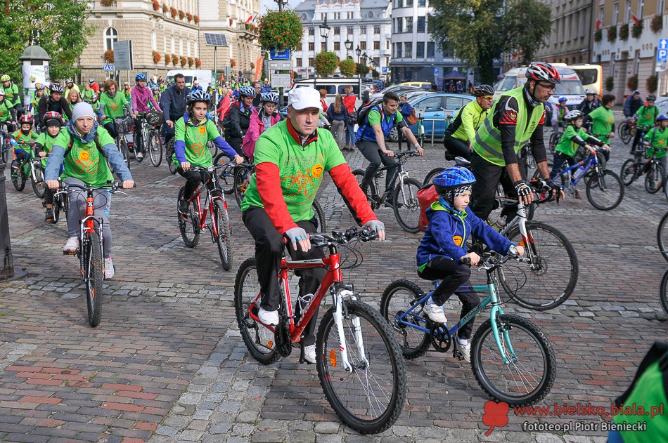 Niebo sprzyja rowerzystom - foto