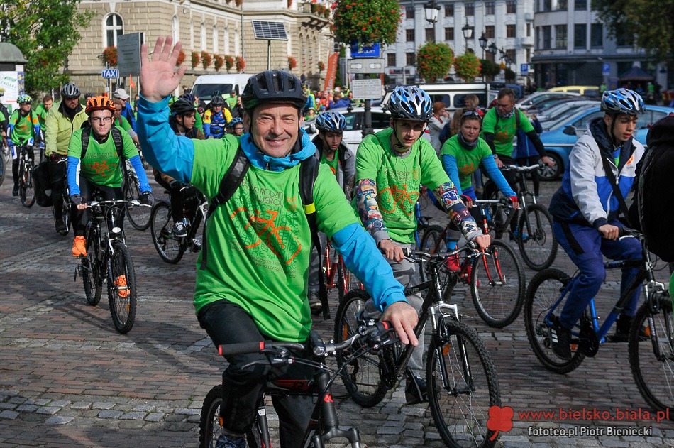 Niebo sprzyja rowerzystom - foto