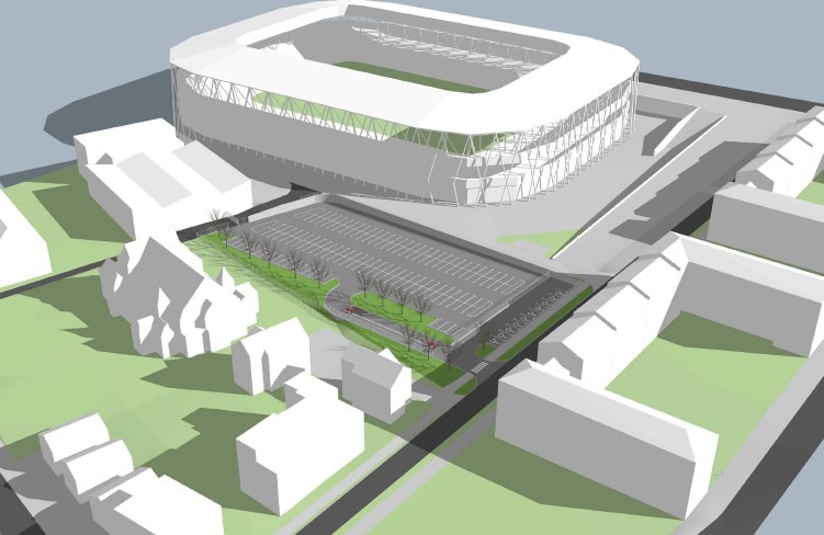 Spór o parking przy stadionie