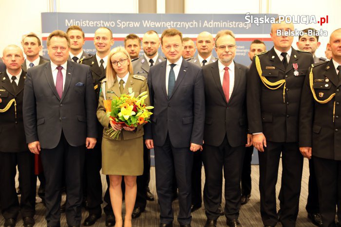 Minister Błaszczak uhonorował bohaterów - foto