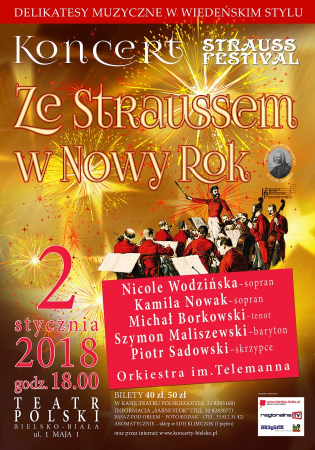 Powitanie roku w wiedeńskim stylu. Polecamy!