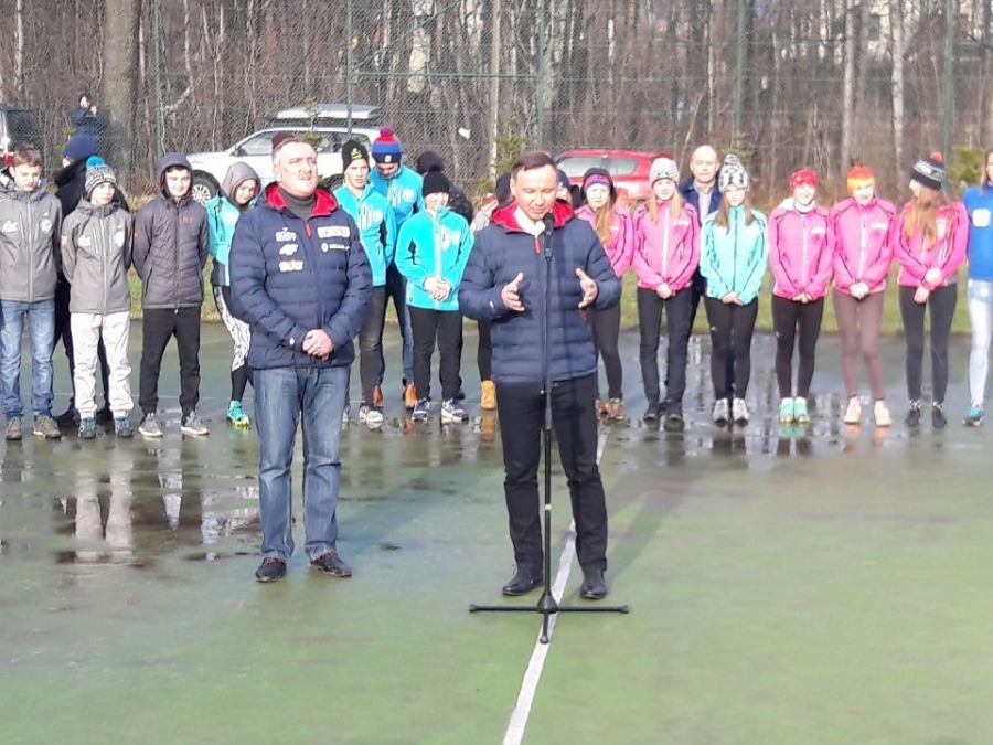 Prezydent RP z wizytą w Szczyrku - foto