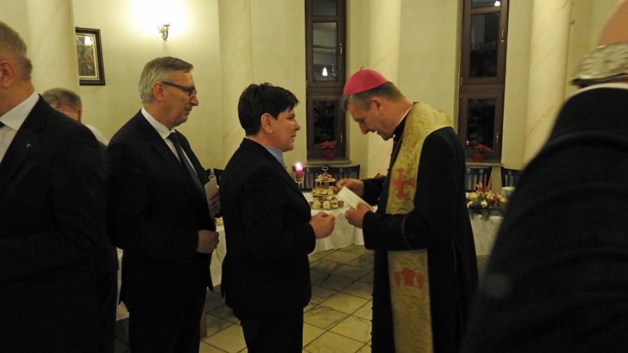 Beata Szydło na opłatku w Bielsku-Białej - foto