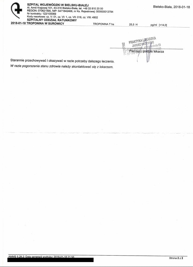 Dramat pacjenta. Był "za stary" na leczenie w szpitalu?